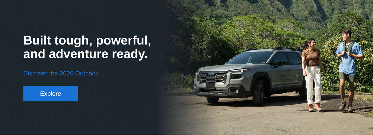 Built tough, powerful, and adventure ready. Discover the 2026 Outback.