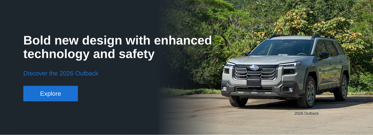 Enhanced EyeSight technology makes every drive safer. Discover the 2026 Outback.