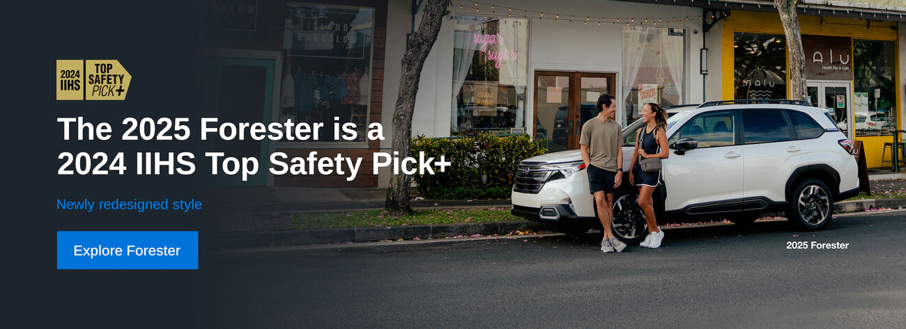 The 2025 Forester is a 2024 IIHS Top Safety Pick+