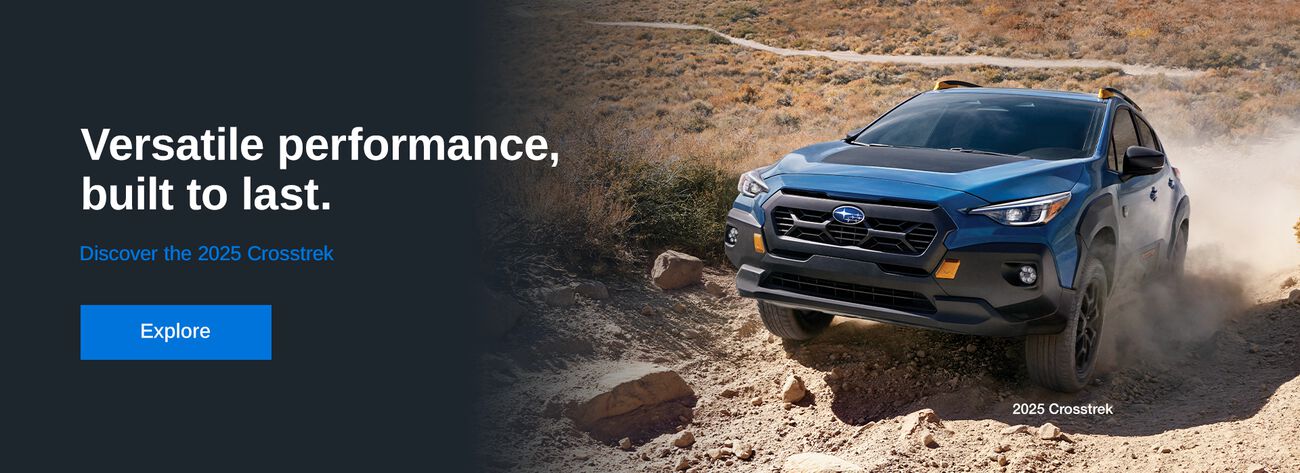 Versatile performance, built to last. Discover the 2025 Crosstrek.