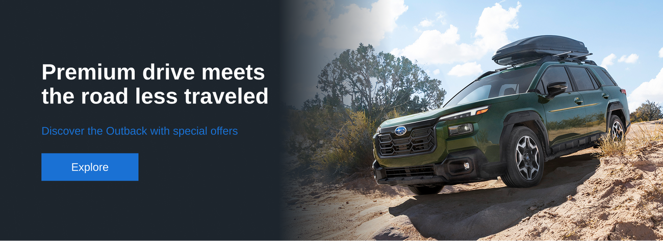 Premium drive meets the road less traveled. Discover the 2026 Outback.