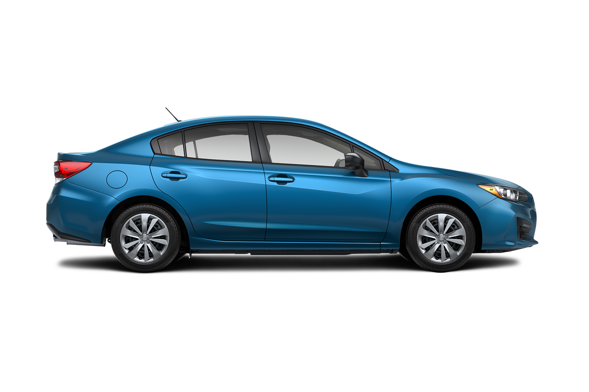 2021 Subaru Impreza in Ocean Blue Pearl.