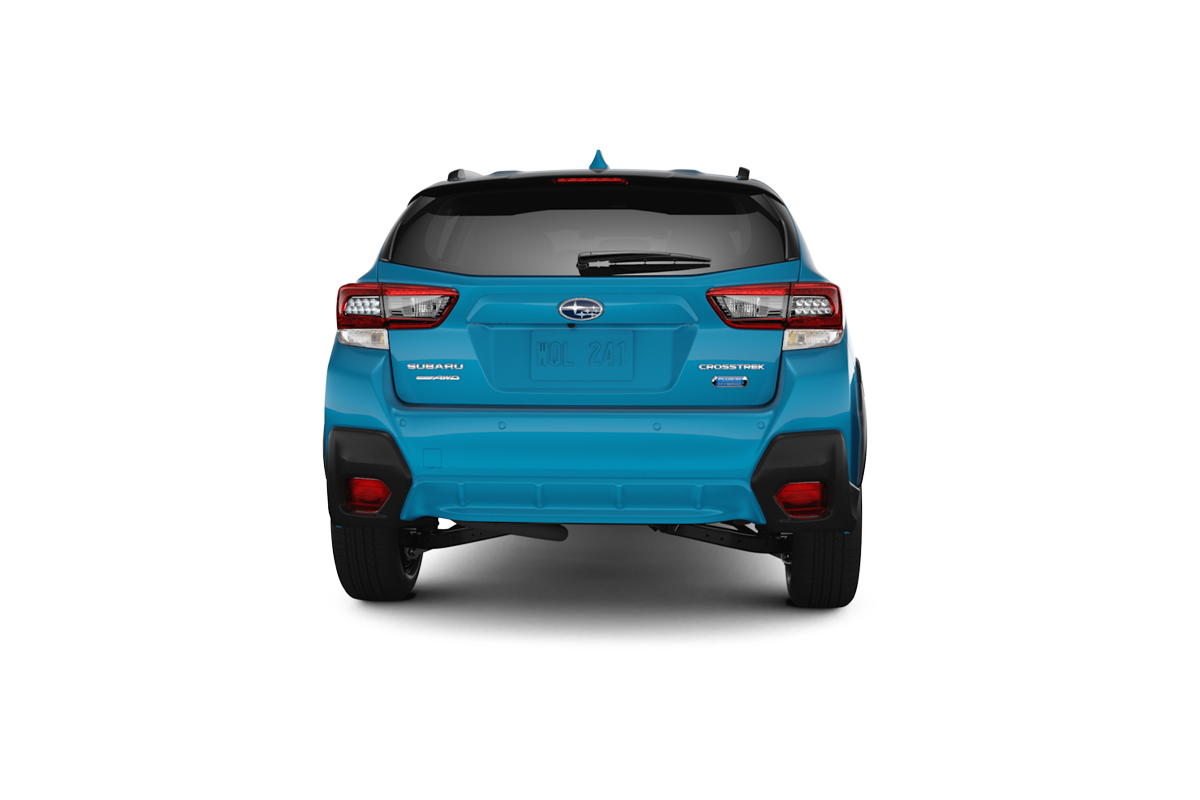 2021 Subaru Crosstrek in Lagoon Blue Pearl.