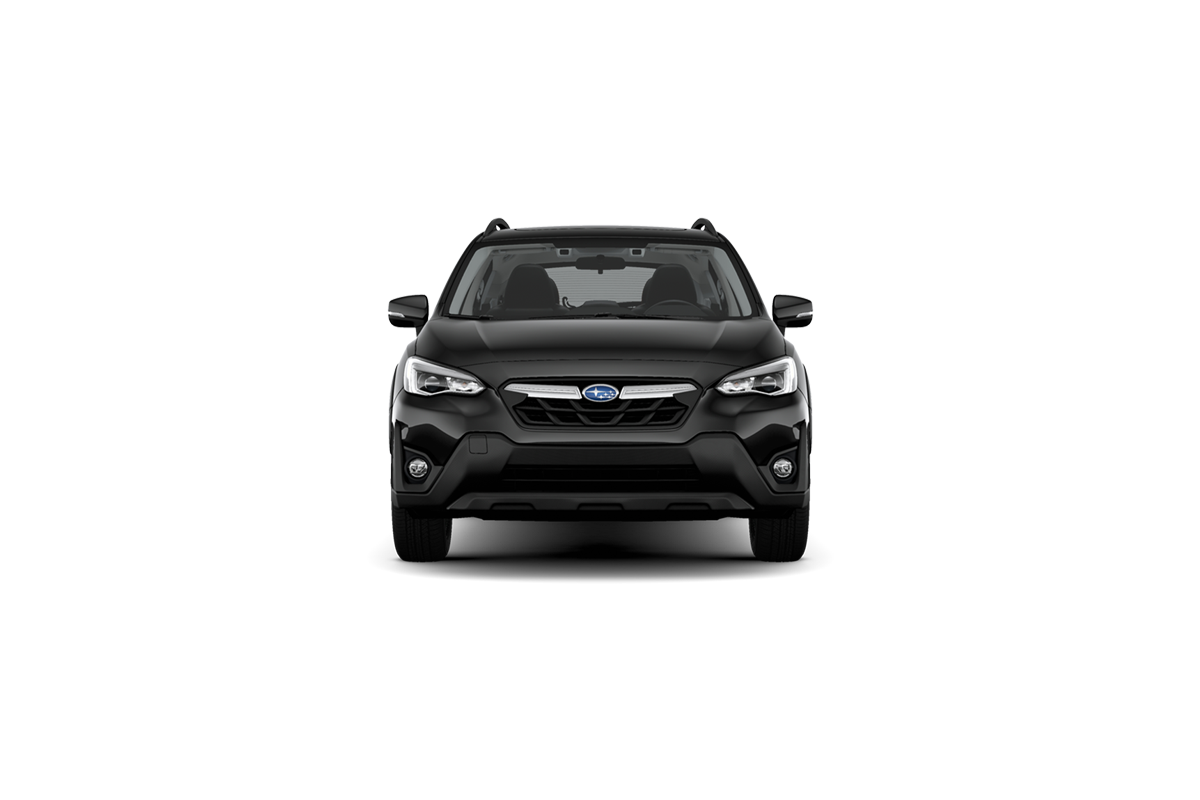 2023 Subaru Crosstrek in Crystal Black Silica.