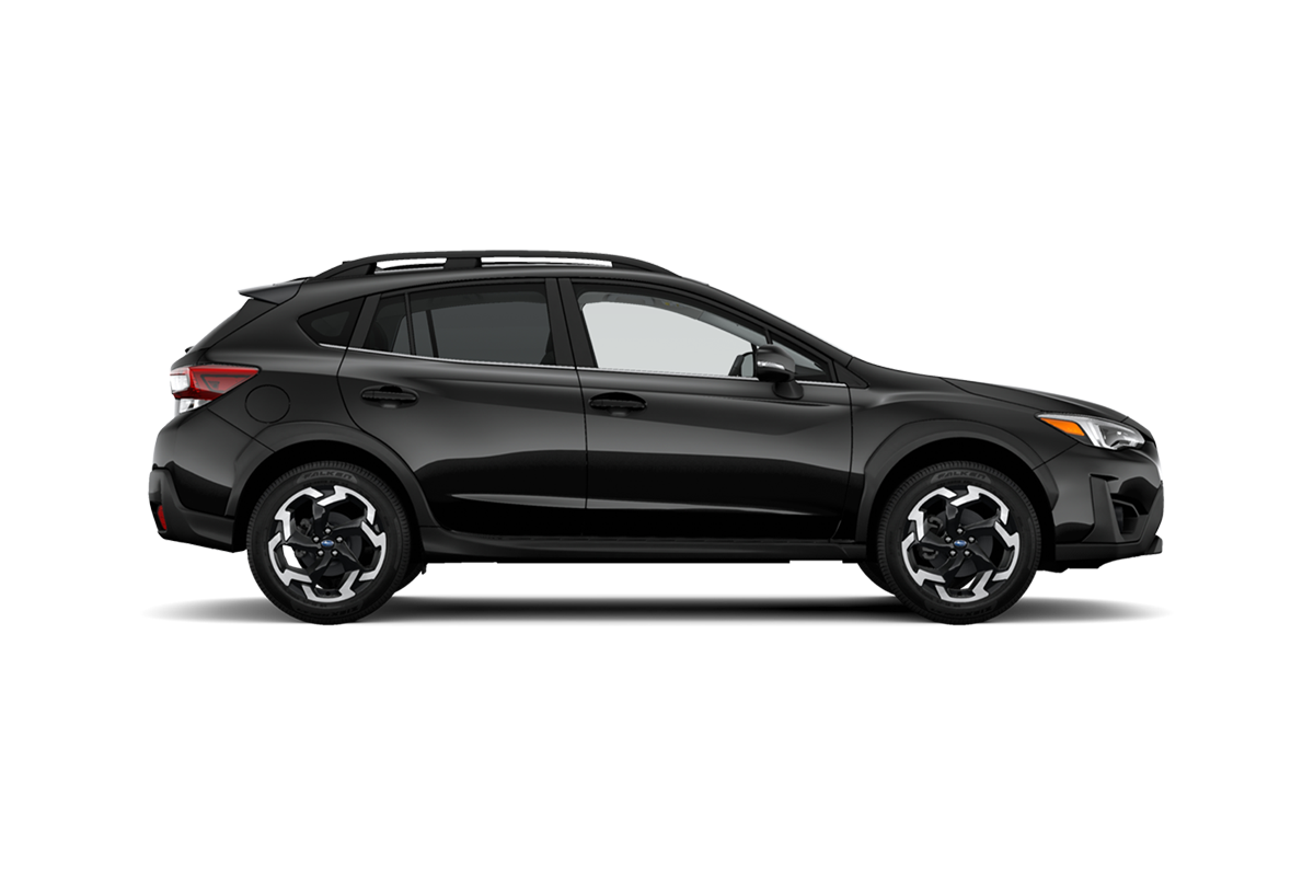2023 Subaru Crosstrek in Crystal Black Silica.