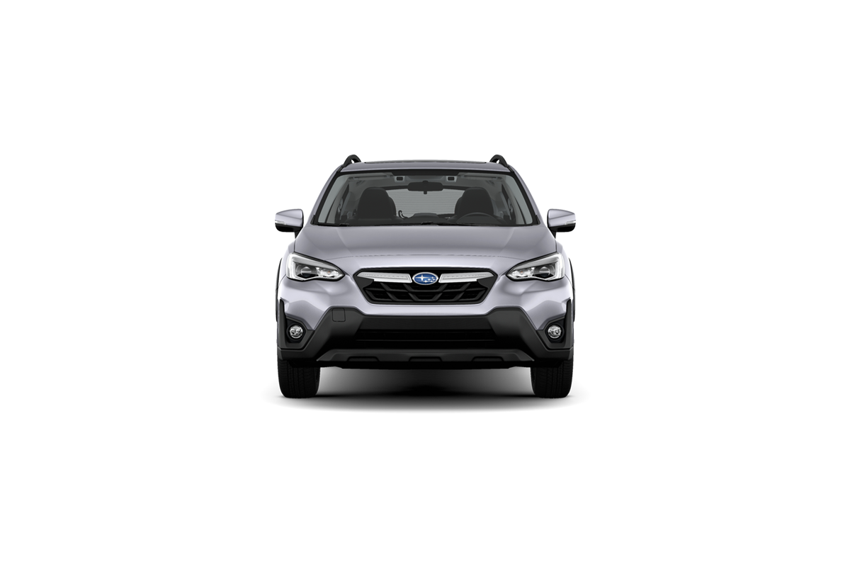 2023 Subaru Crosstrek in Ice Silver Metallic.