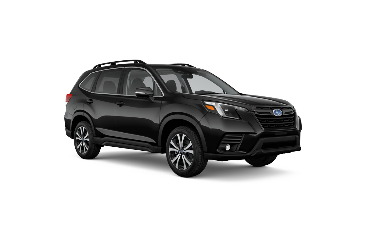 2022 Subaru Forester in Crystal Black Silica.