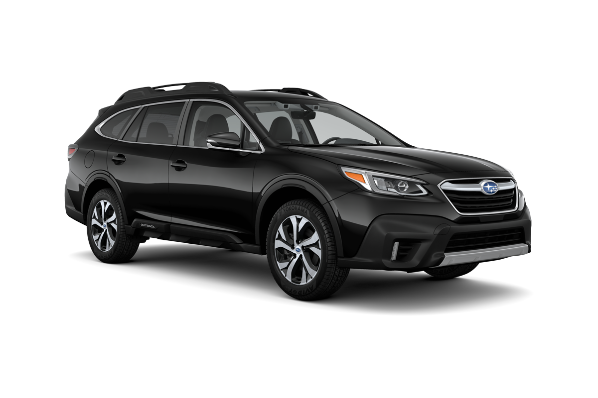 2022 Subaru Outback in Crystal Black Silica.
