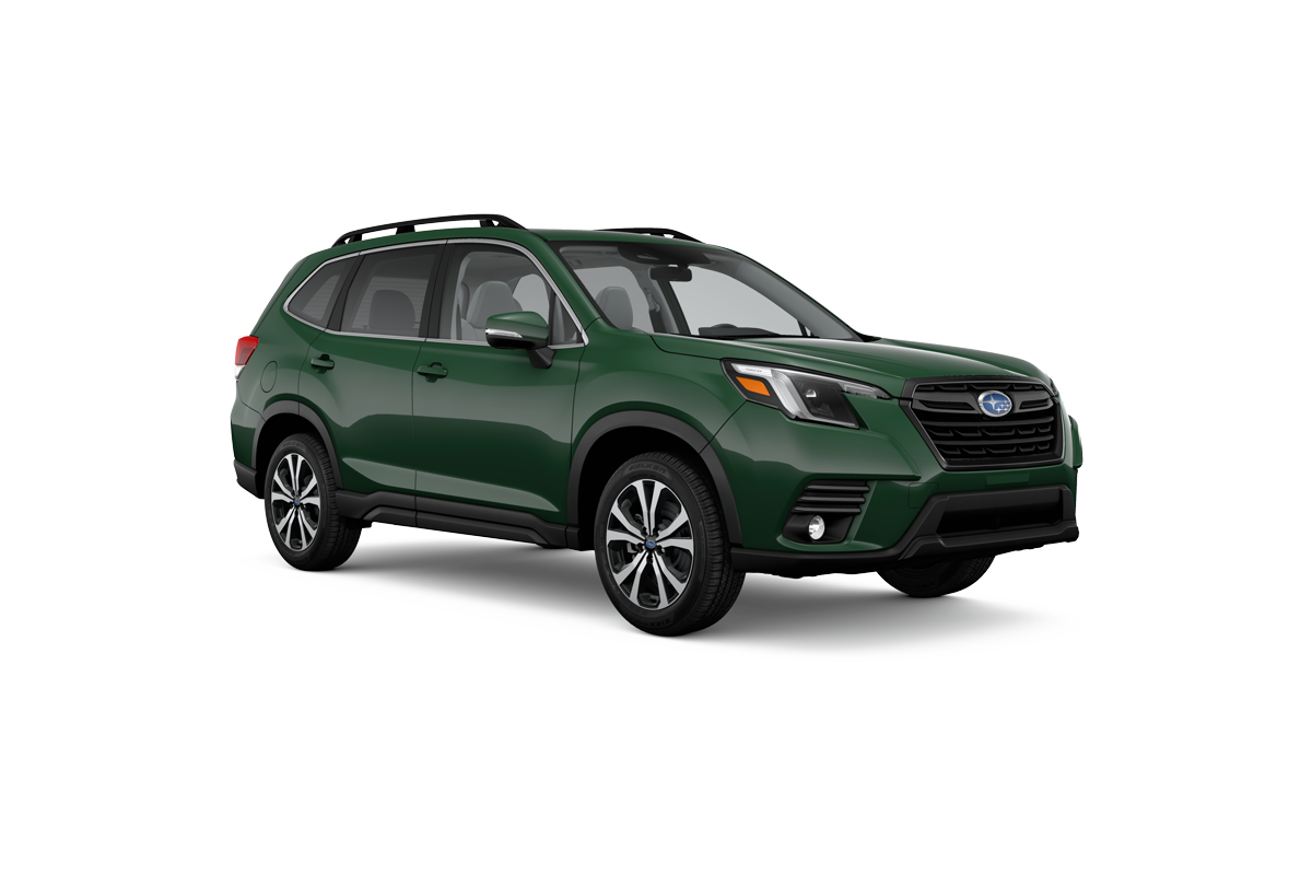 2024 Subaru Forester in Cascade Green Silica.