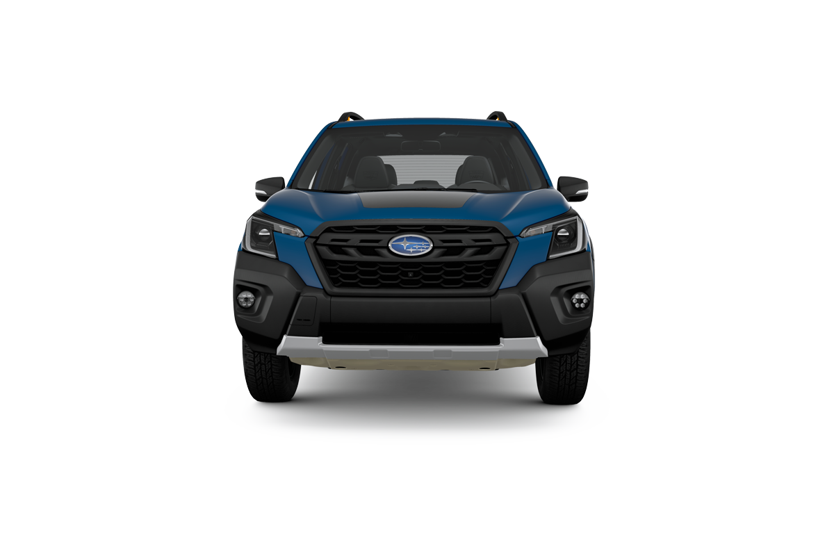 2022 Subaru Forester in Geyser Blue Pearl.