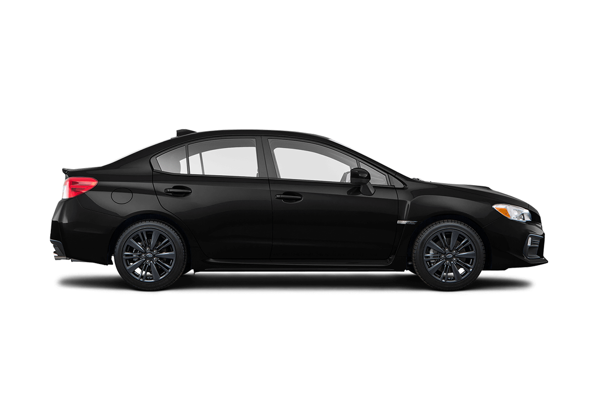 2021 Subaru WRX in Crystal Black Silica.