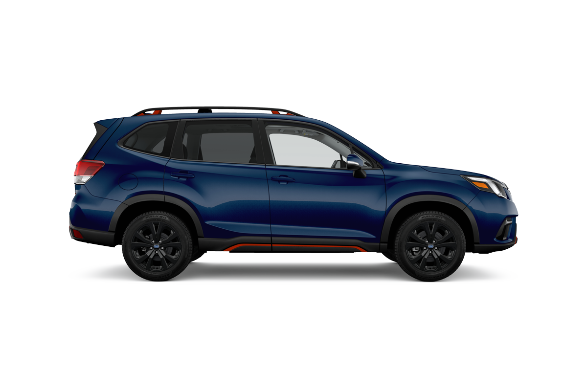 2022 Subaru Forester in Dark Blue Pearl.