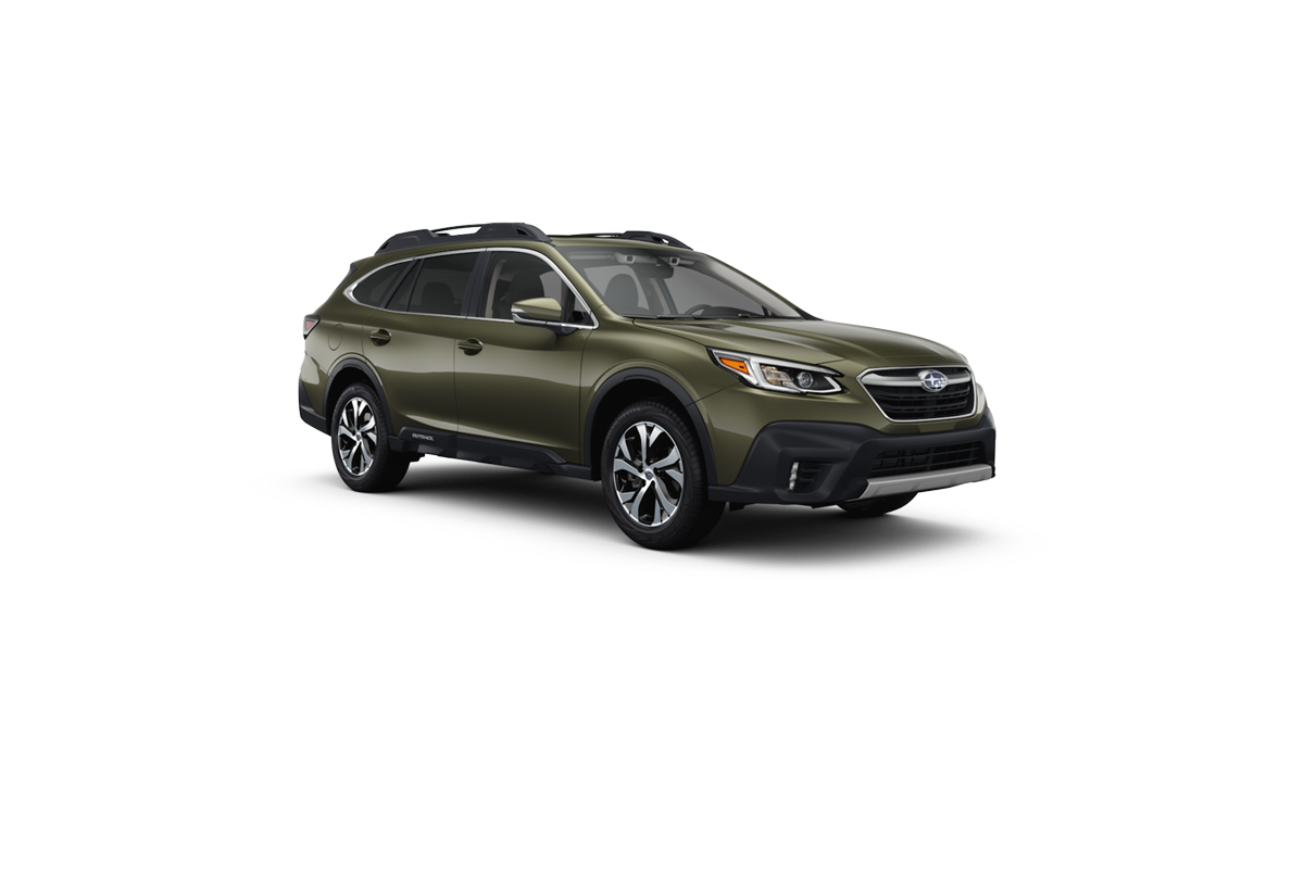 2021 Subaru Outback in Autumn Green Metallic.