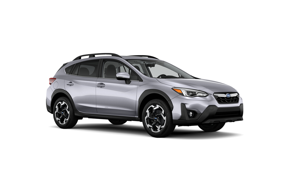 2023 Subaru Crosstrek in Ice Silver Metallic.