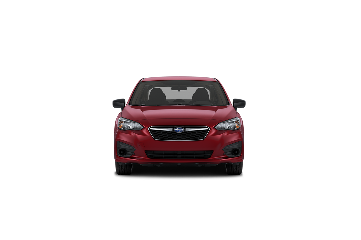 2021 Subaru Impreza in Crimson Red Pearl.