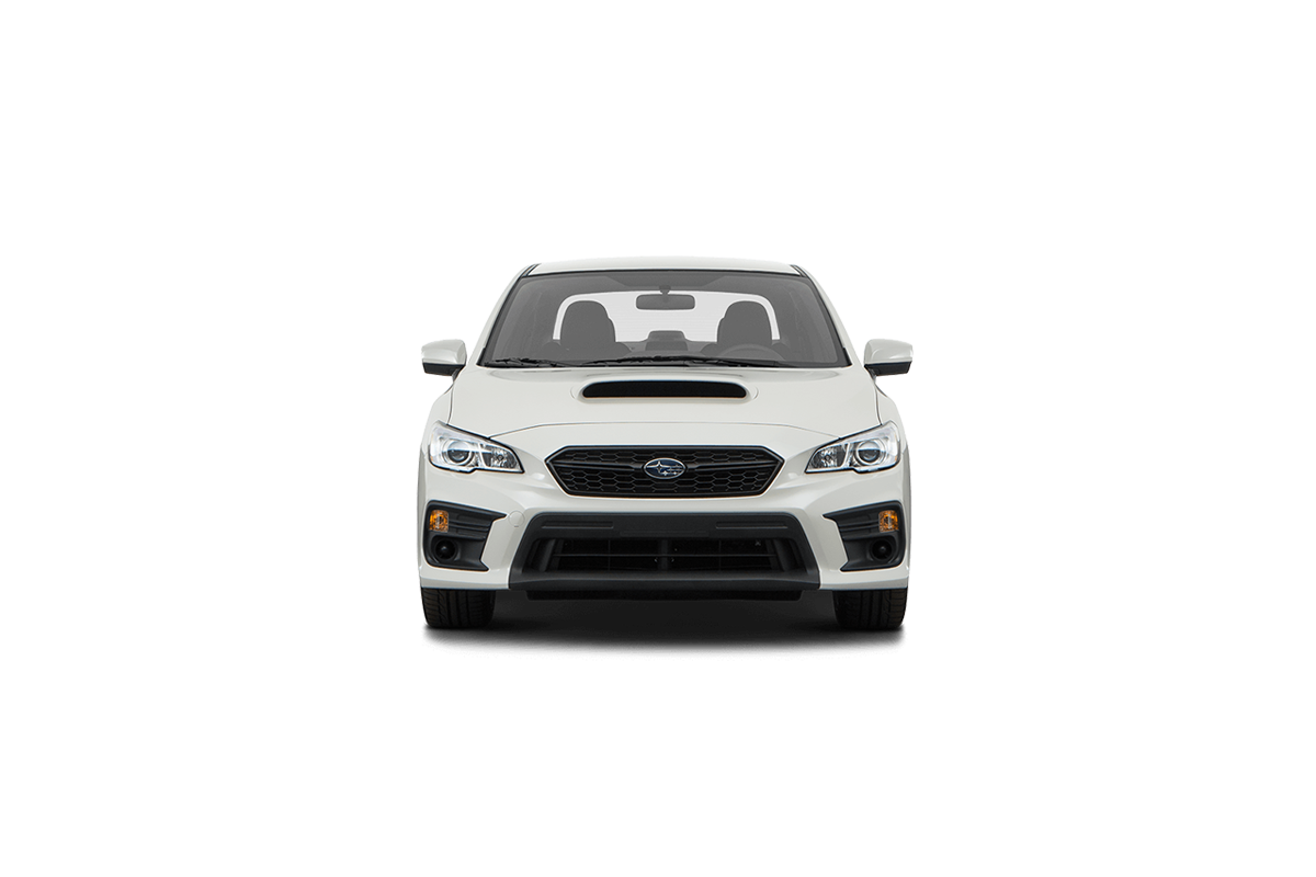 2021 Subaru WRX in Crystal White Pearl.