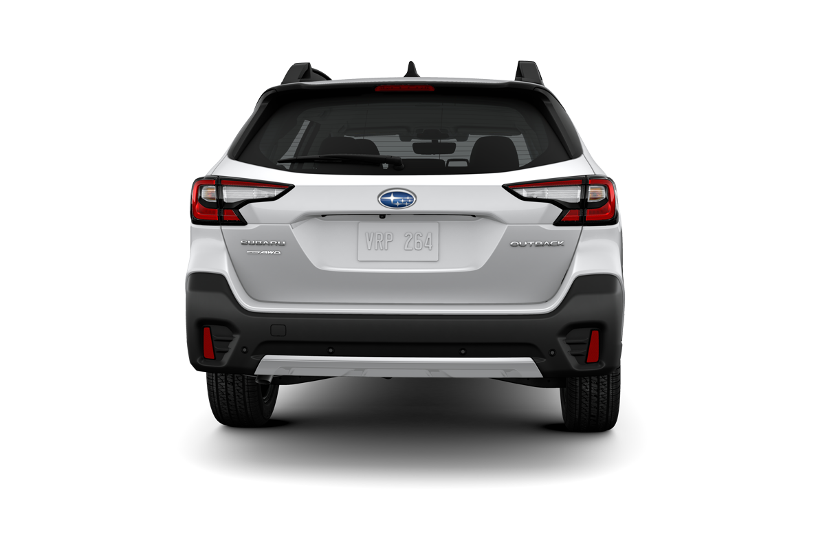 2022 Subaru Outback in Crystal White Pearl.