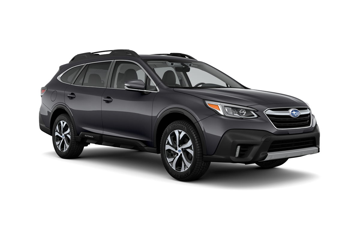 2022 Subaru Outback in Magnetite Gray Metallic.
