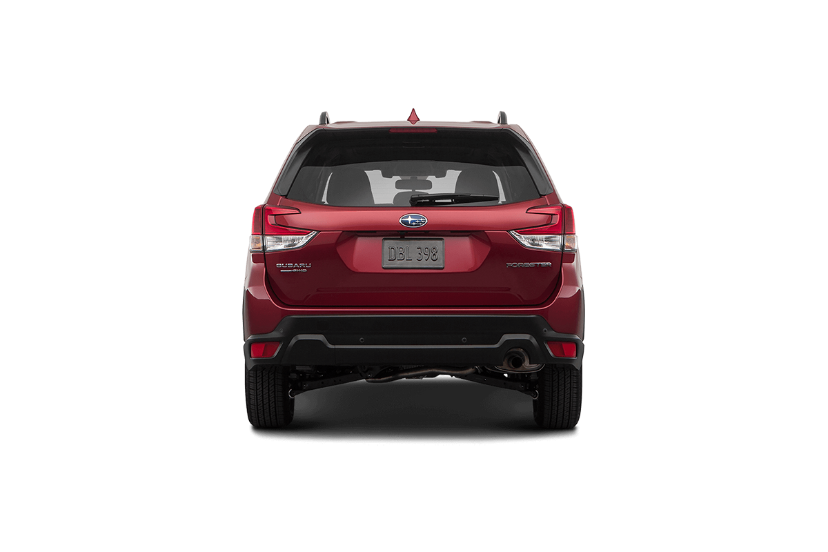 2021 Subaru Forester in Crimson Red Pearl.