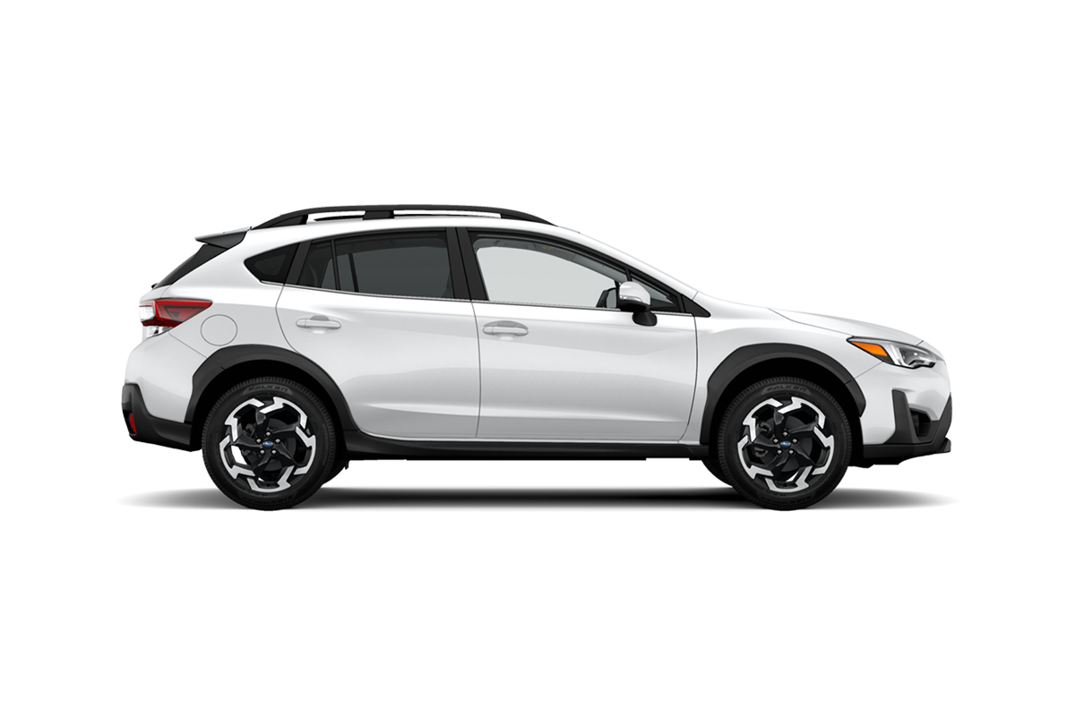 2023 Subaru Crosstrek in Crystal White Pearl.