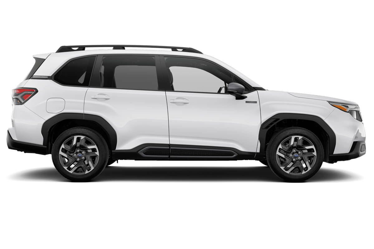 Three-sixty image of 2025 Forester Hybrid in Crystal White Pearl