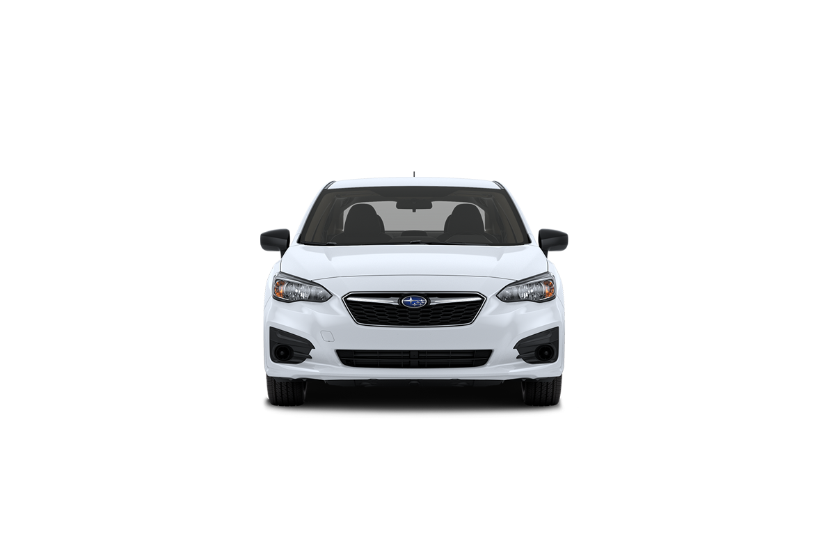 2021 Subaru Impreza in Crystal White Pearl.