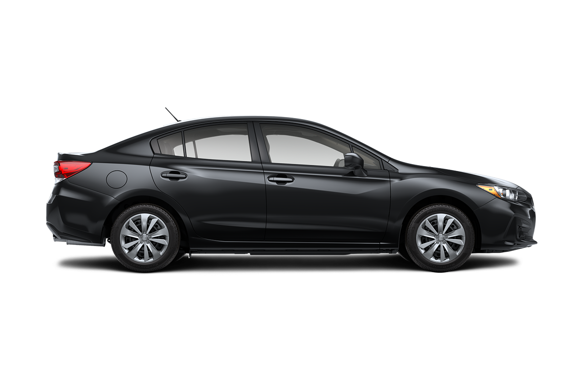 2021 Subaru Impreza in Crystal Black Silica.
