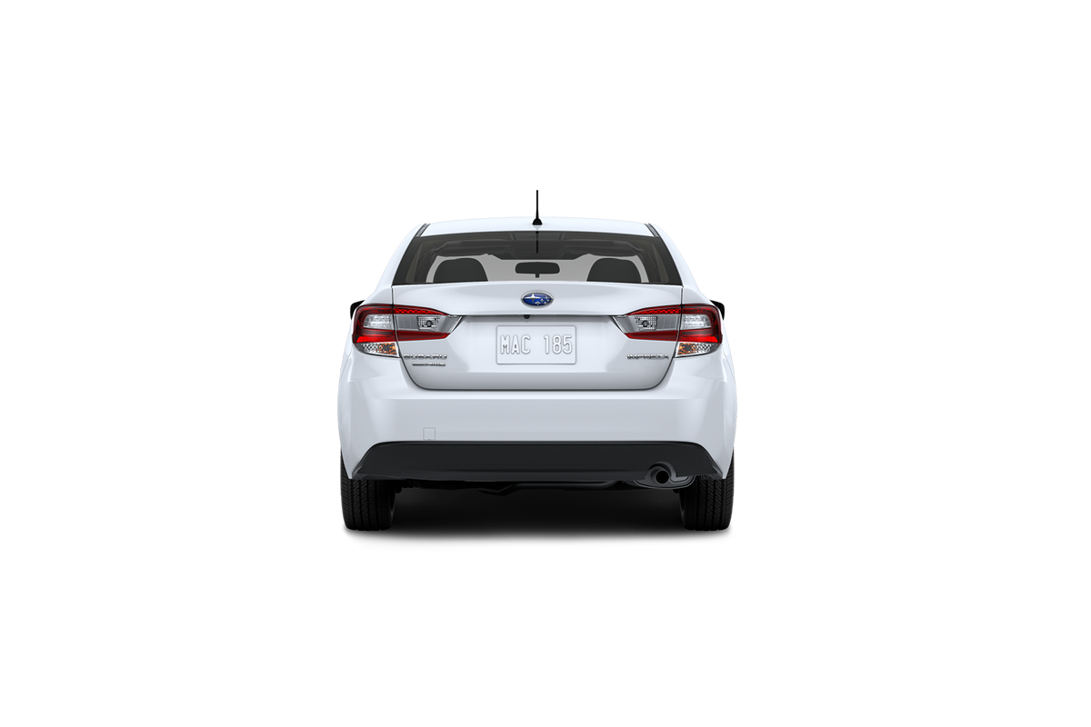 2021 Subaru Impreza in Crystal White Pearl.