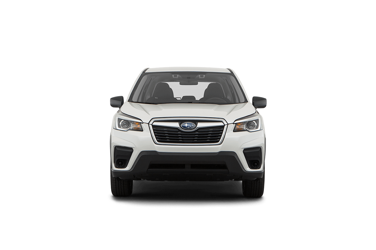 2021 Subaru Forester in Crystal White Pearl.