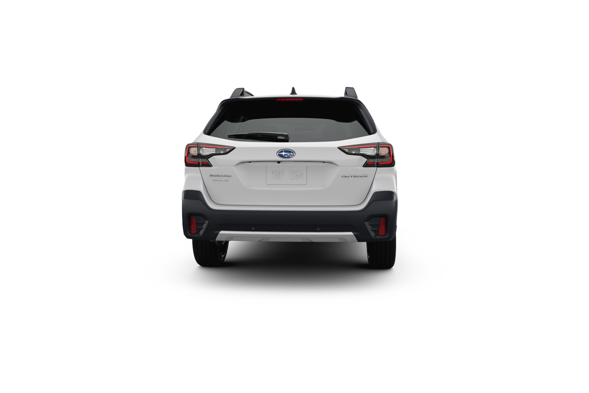 2021 Subaru Outback in Crystal White Pearl.