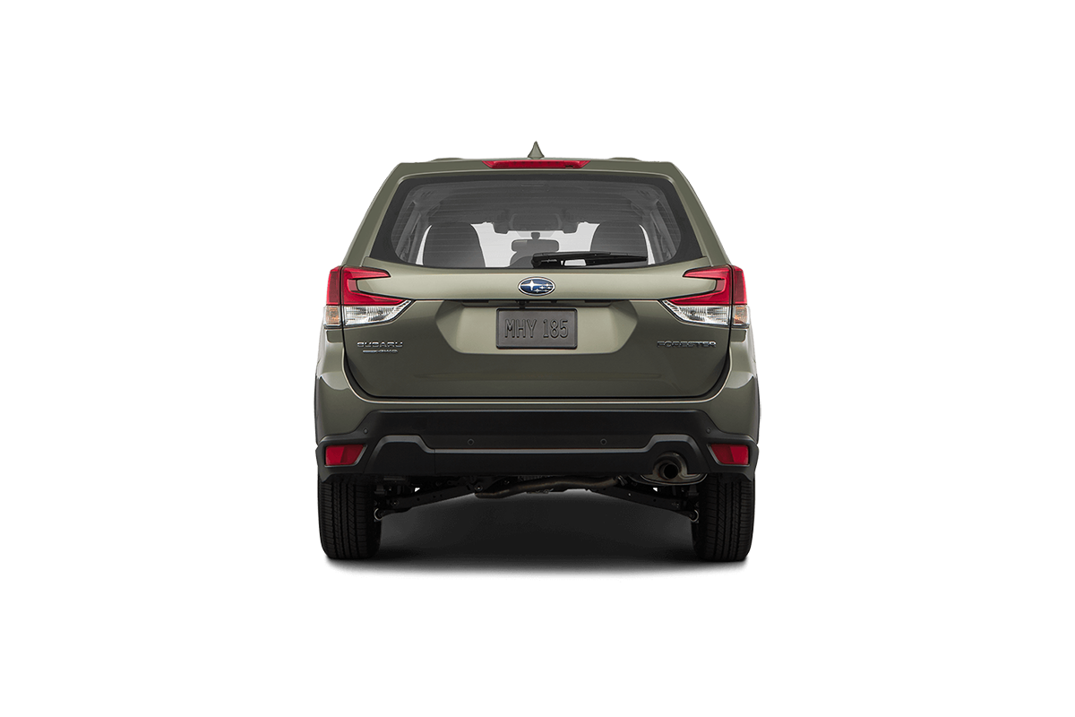 2021 Subaru Forester in Jasper Green Metallic.