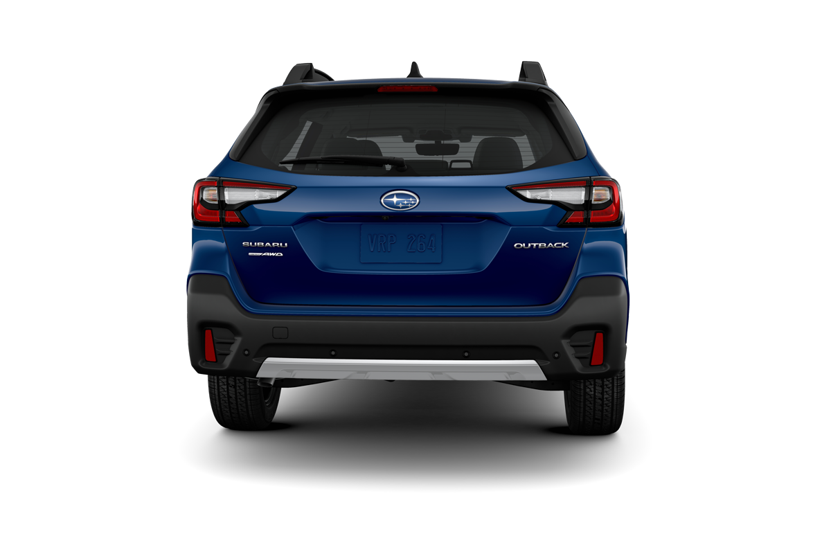 2022 Subaru Outback in Abyss Blue Pearl.