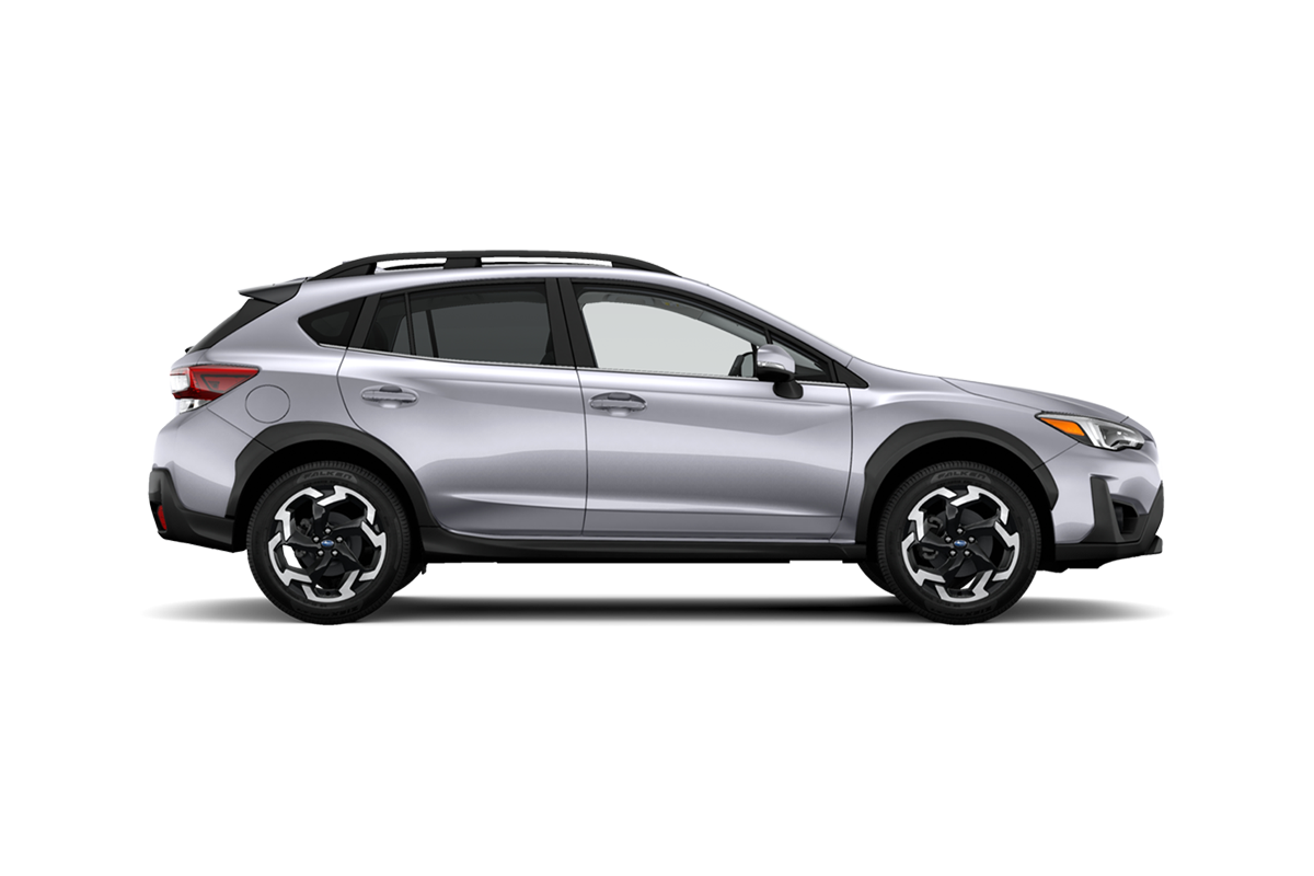 2023 Subaru Crosstrek in Ice Silver Metallic.