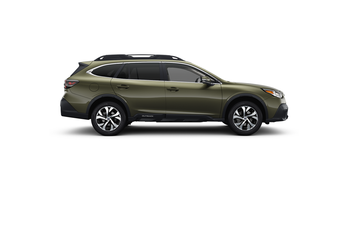 2021 Subaru Outback in Autumn Green Metallic.