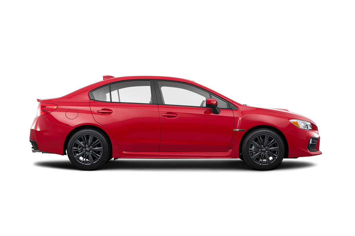 2021 Subaru WRX in Pure Red.