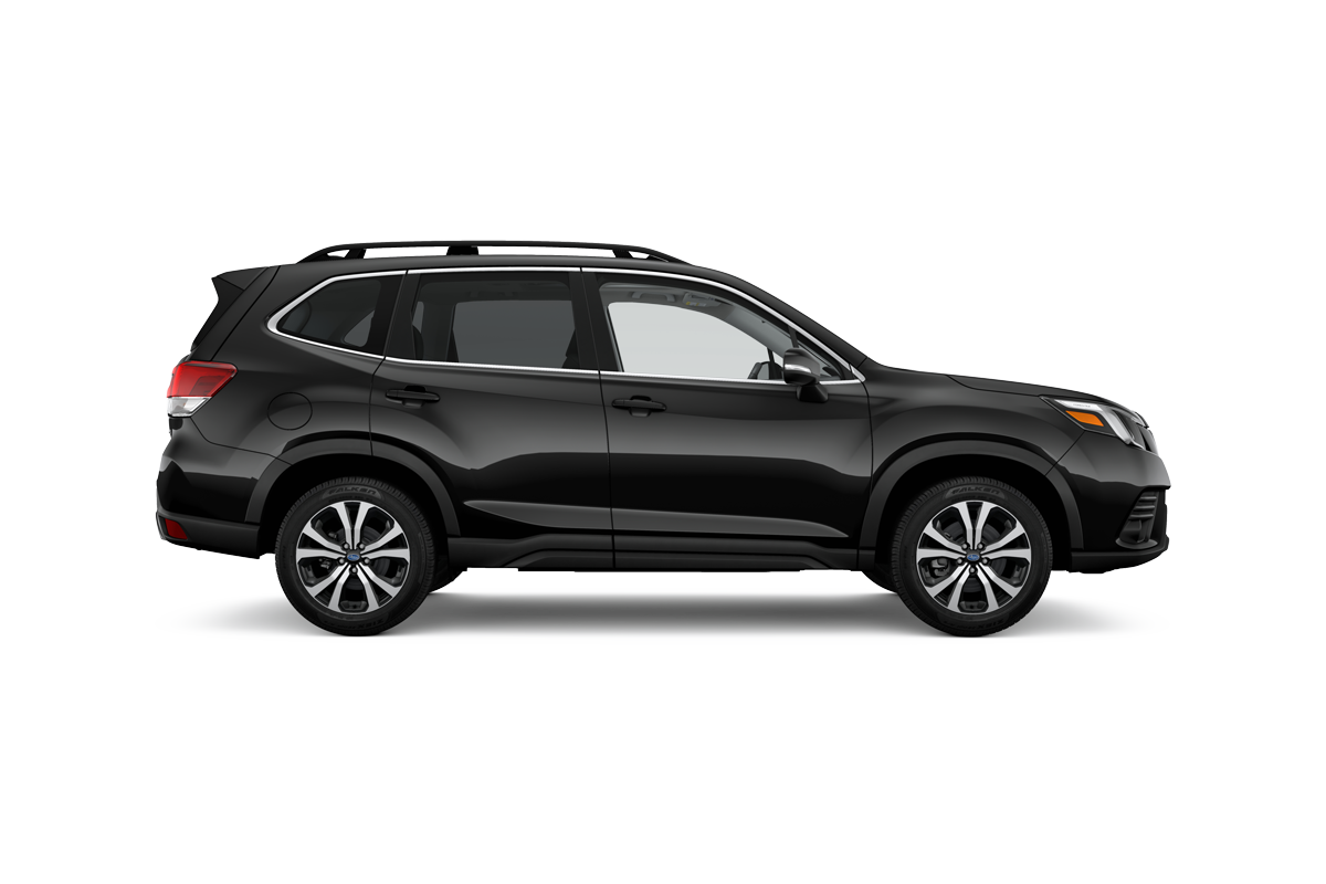 2022 Subaru Forester in Crystal Black Silica.