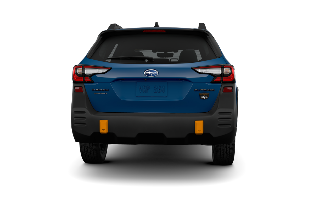 2022 Subaru Outback in Geyser Blue.