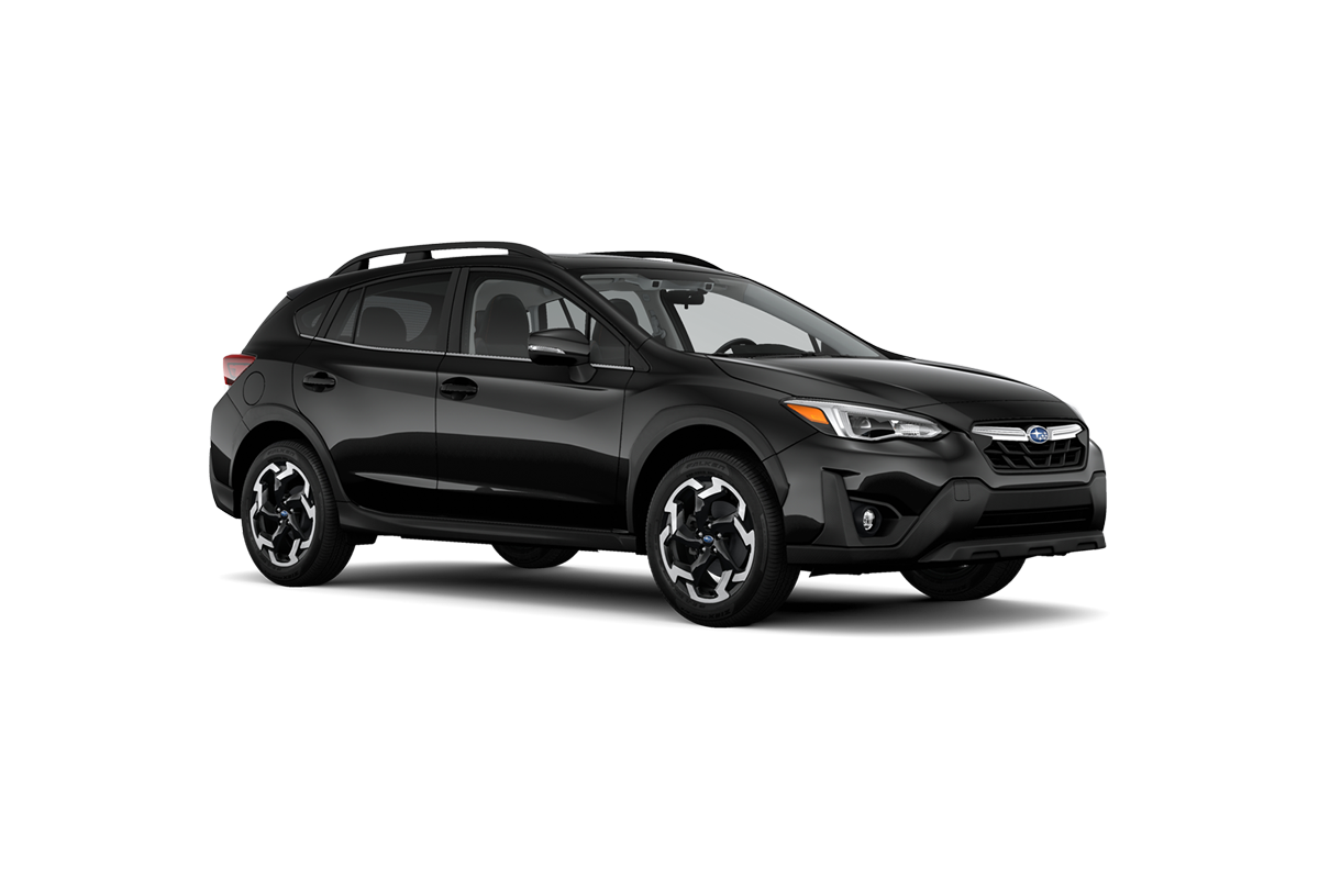 2023 Subaru Crosstrek in Crystal Black Silica.