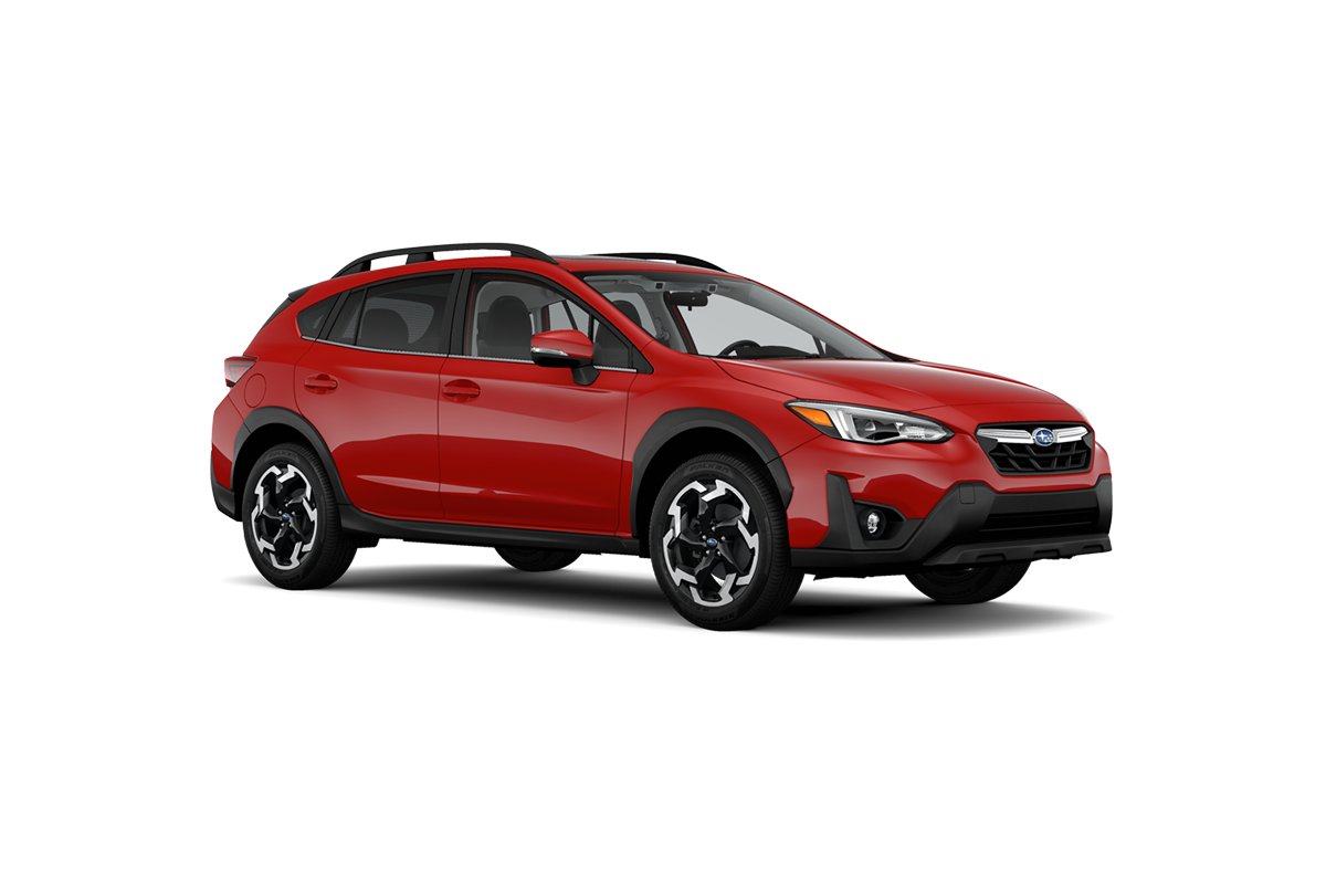 2023 Subaru Crosstrek in Pure Red.