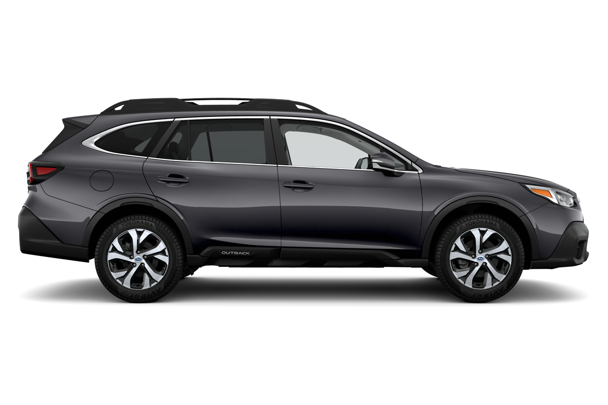 2022 Subaru Outback in Magnetite Gray Metallic.