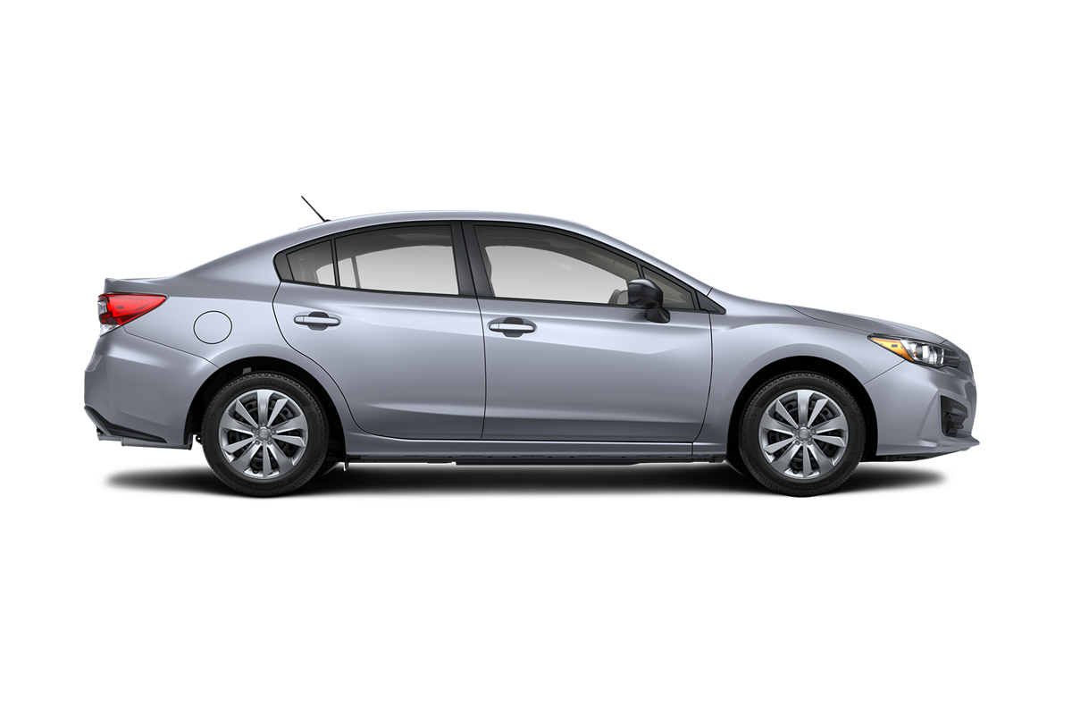 2021 Subaru Impreza in Ice Silver Metallic.