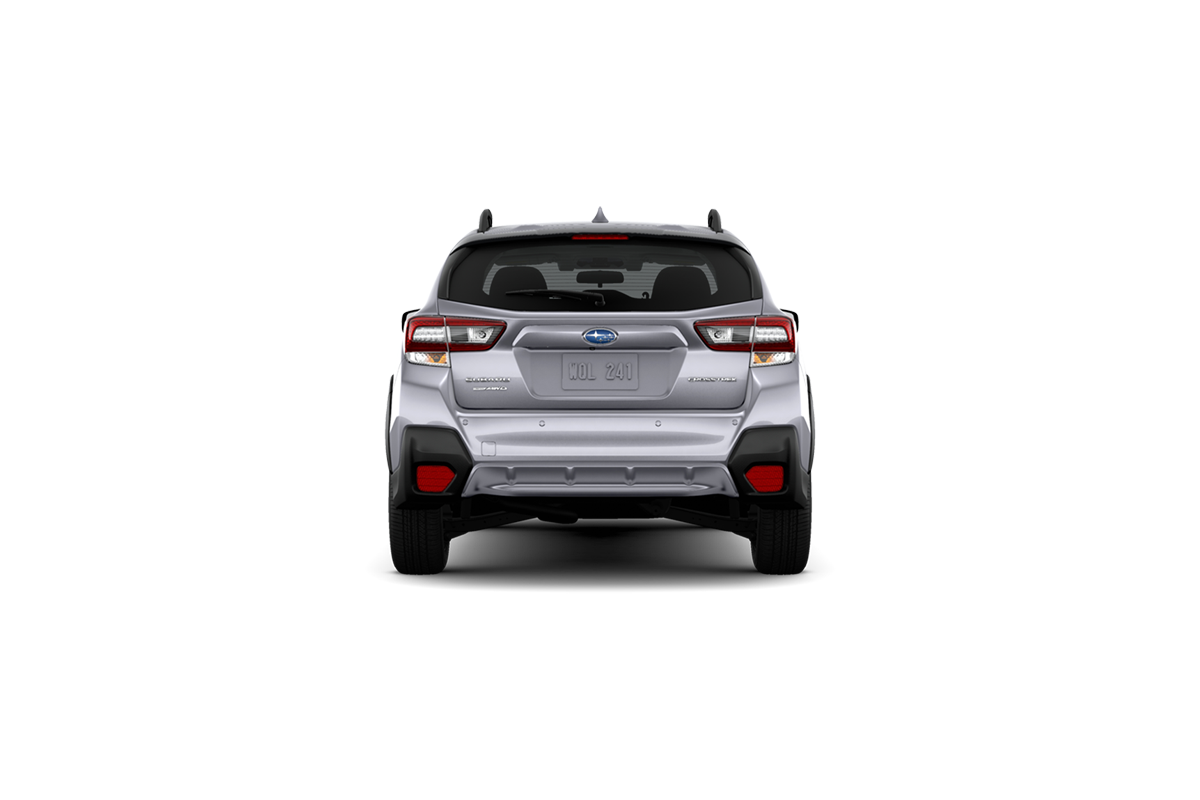 2023 Subaru Crosstrek in Ice Silver Metallic.