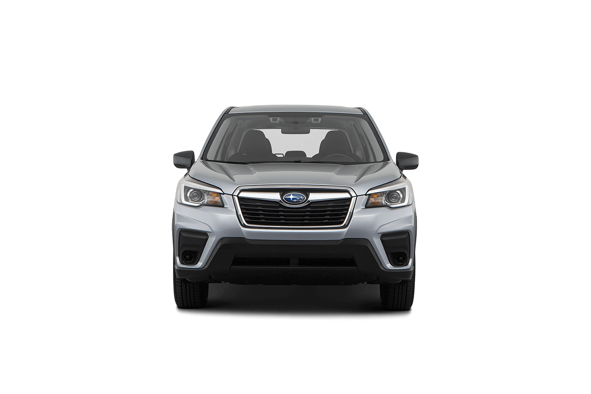 2021 Subaru Forester in Ice Silver Metallic.
