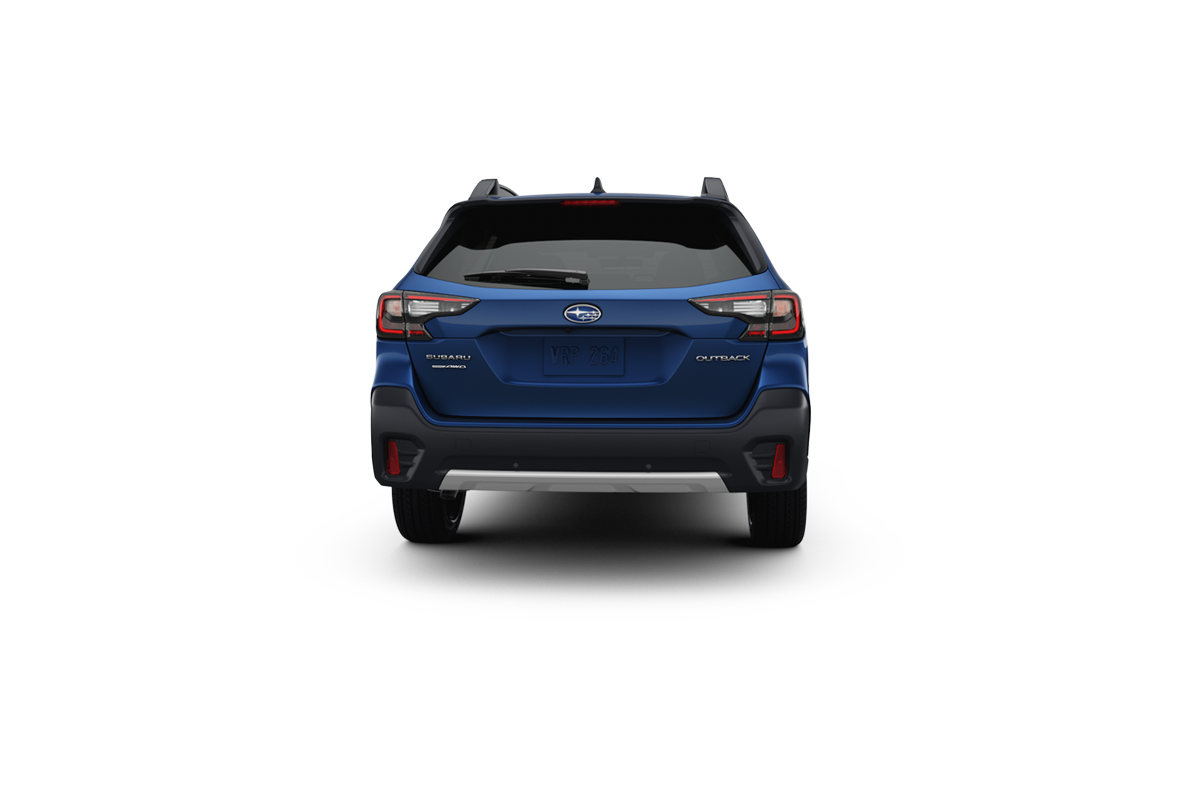2021 Subaru Outback in Abyss Blue Pearl.