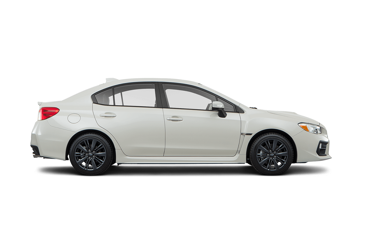 2021 Subaru WRX in Crystal White Pearl.