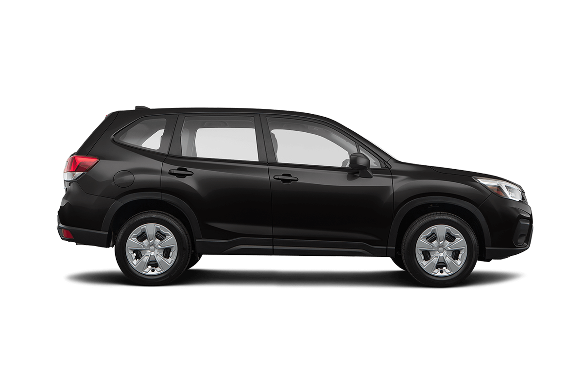 2021 Subaru Forester in Crystal Black Silica.