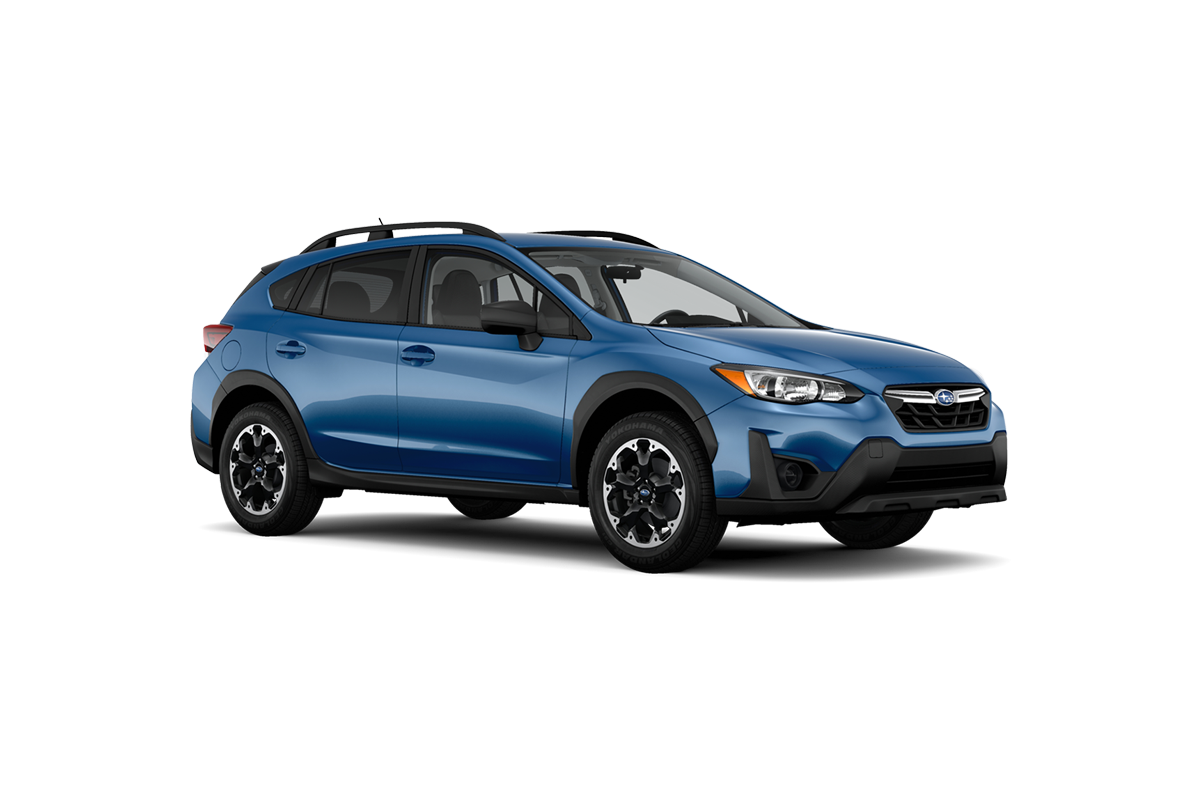 2021 Subaru Crosstrek in Horizon Blue.