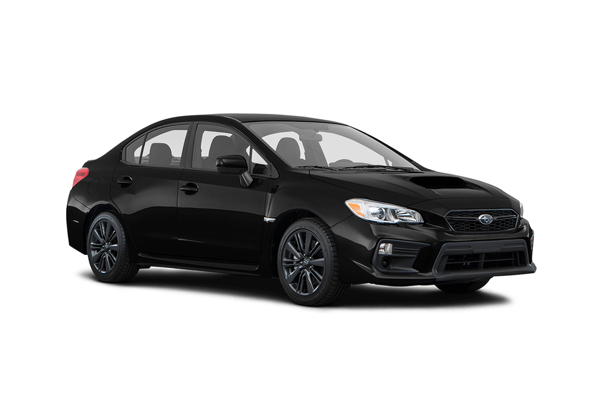 2021 Subaru WRX in Crystal Black Silica.
