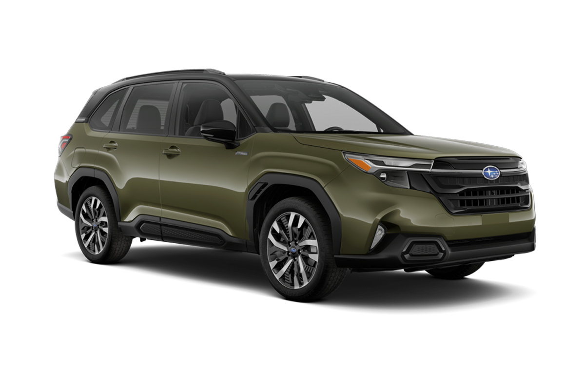 Three-sixty image of 2025 Forester Hybrid in Autumn Green Metallic Two Tone