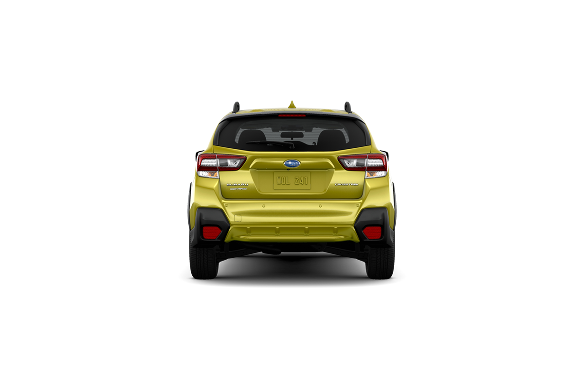 2023 Subaru Crosstrek in Plasma Yellow Pearl.
